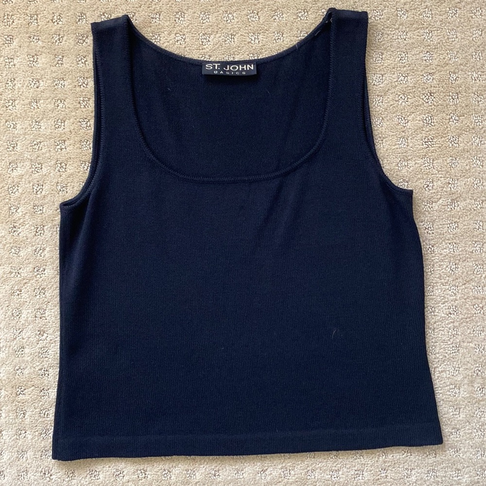 Saint John Knits black shell